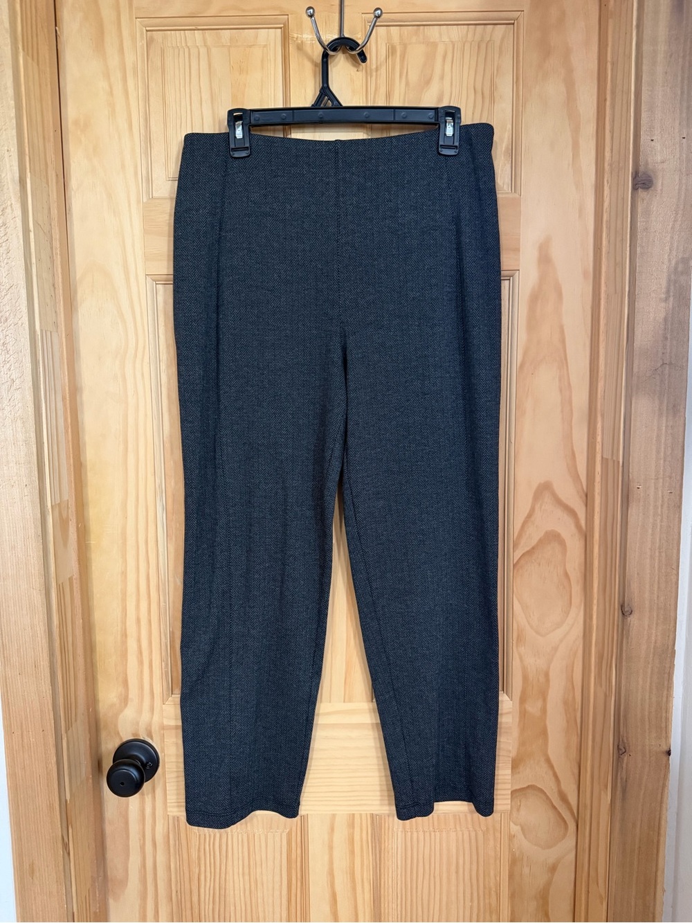 Liverpool Charcoal Straight Leg Trousers
